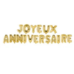 BALLON JOYEUX ANNIVERSAIRE X14