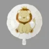 BALLON METALLIQUE LION D.45CM