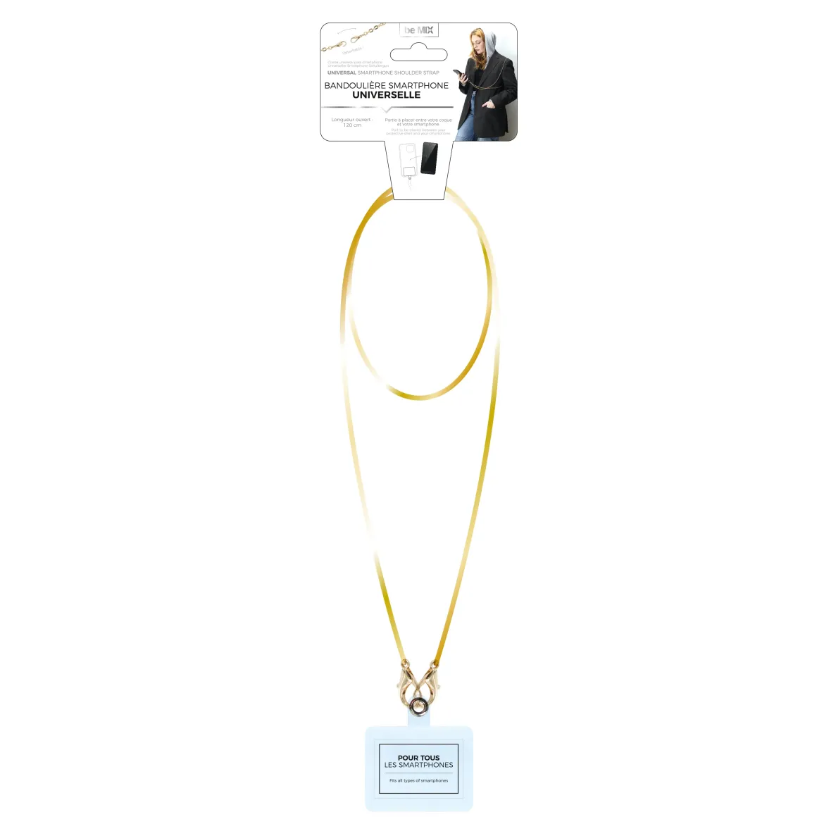 BANDOULIERE SMARTPHONE UNIVERSELLE METAL