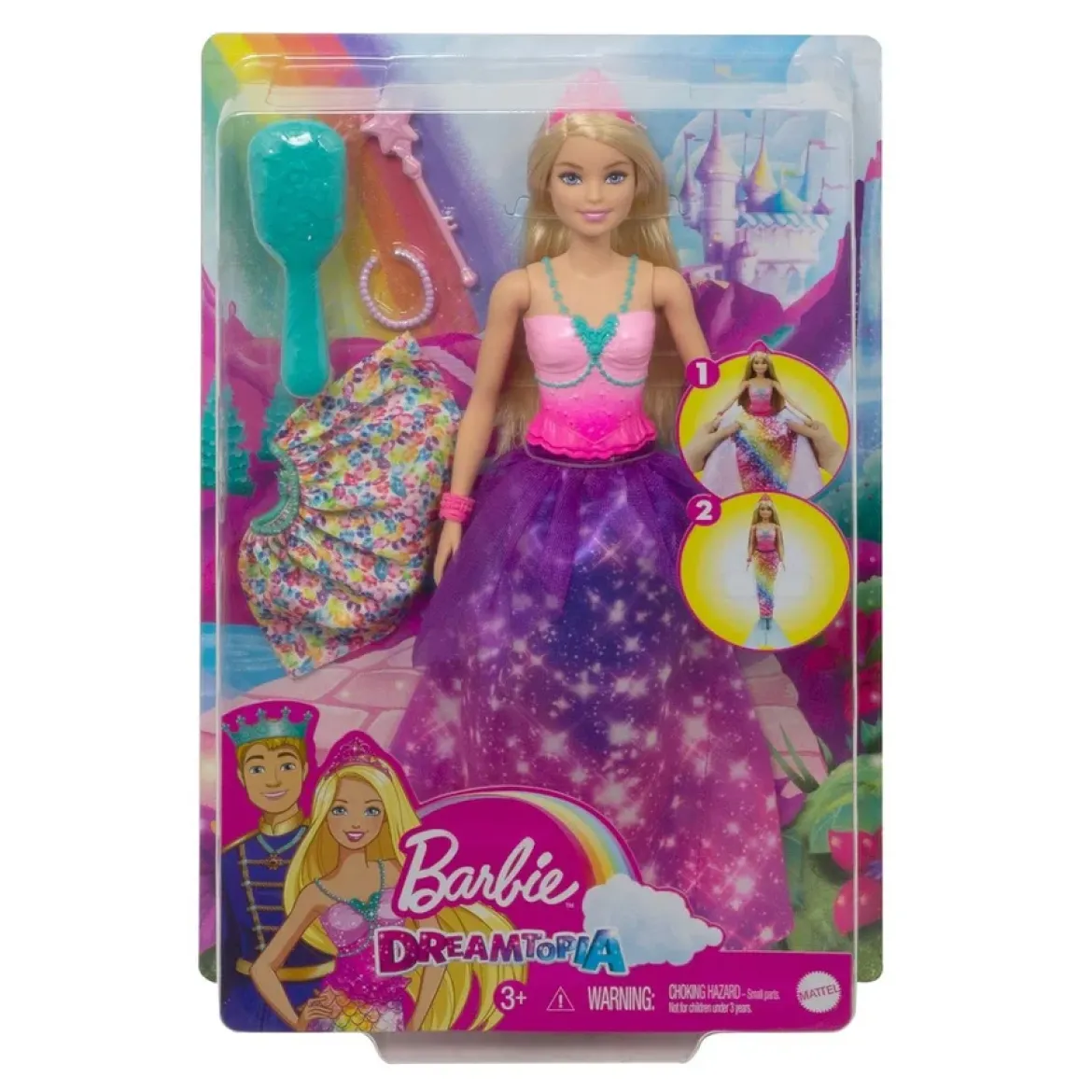 BARBIE DREAMTOPIA 2 EN 1 PRINCESSE A SIRENE