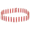 BARRIERE BLANC ROUGE 44 LEDS VILLAGE DE NOEL