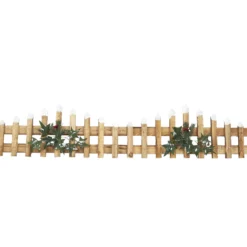 BARRIERE BOIS ENNEIGEE AVEC HOUX L.19CM