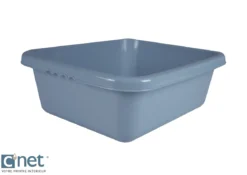 BASSINE RECTANGLE 8.5L BLEUE