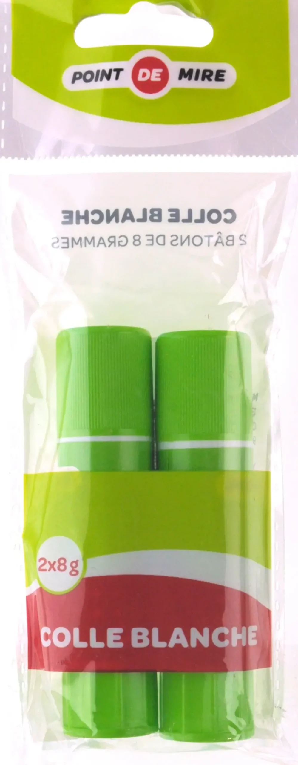 2 BATONS COLLE BLANCHE 8 GRAMMES