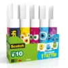 10 BATONS DE COLLE CLASSIC MONSTRES 8G