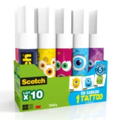10 BATONS DE COLLE CLASSIC MONSTRES 8G