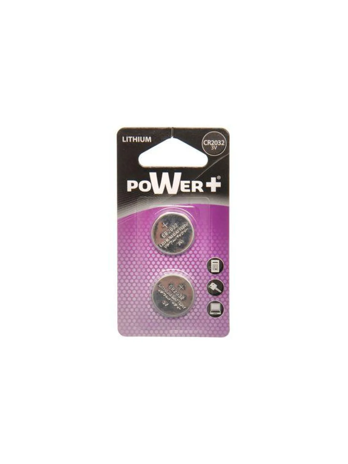 BLISTER 2 PILES BOUTON LITHIUM CR2032