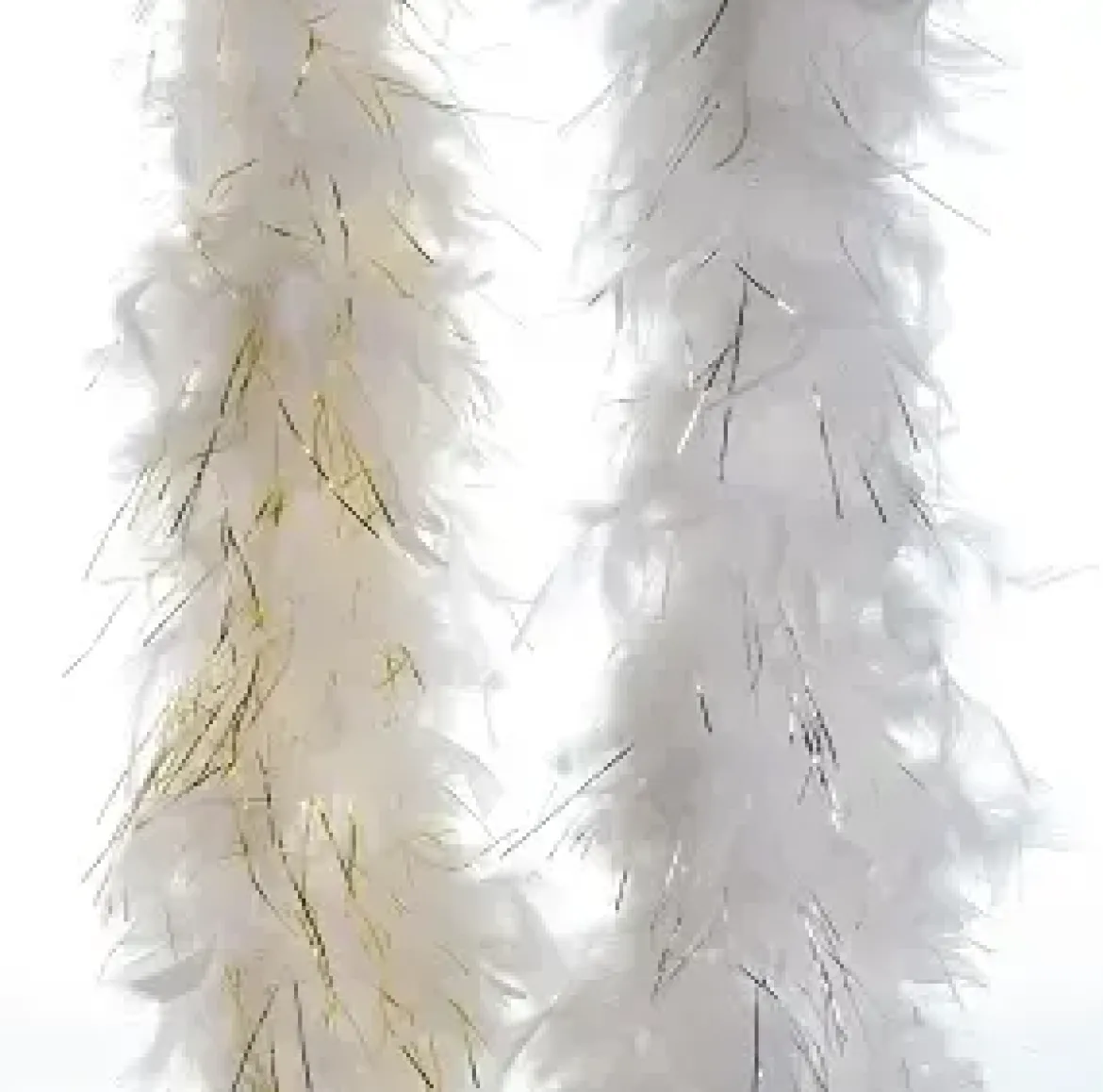 BOA L.155CM 45G BLANC OR OU BLANC ARGENT