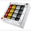 BOBINE BOLDUCS SATINES 5MMX50M OR ARGT NOIR RGE