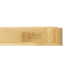 BOITE A BIJOUX MIROIR BAMBOU CUIR