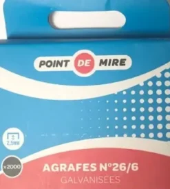 BOITE 2000 AGRAFES N26