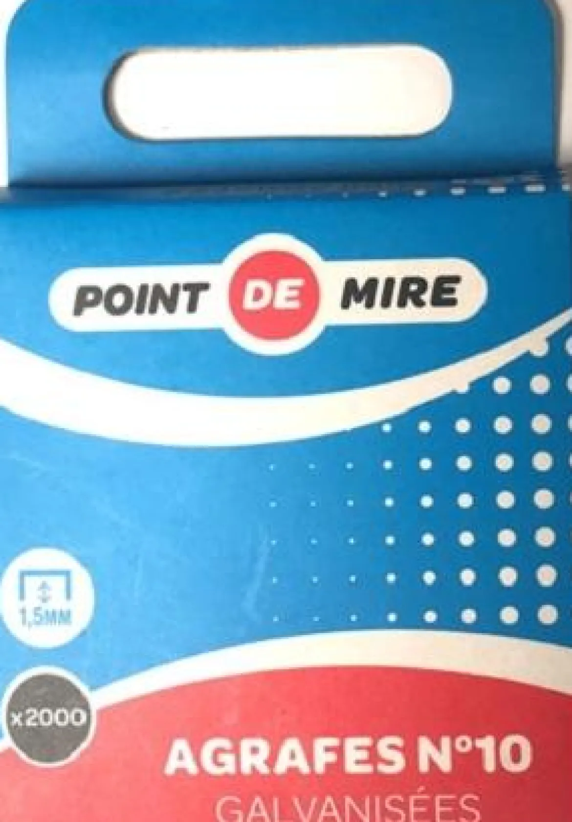 BOITE 2000 AGRAFES N°10