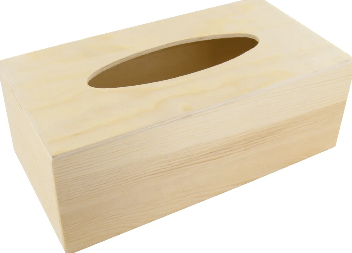 BOITE A MOUCHOIRS BOIS 28 X 14 X 7 CM