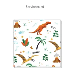 BOITE ANNIVERSAIRE DINOSAURE 53 PIECES