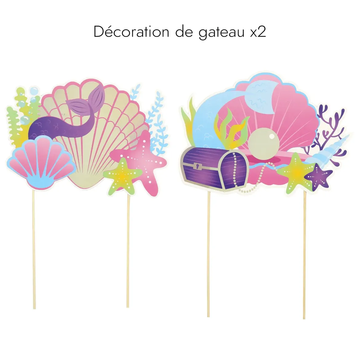 BOITE ANNIVERSAIRE SIRENE 53 PIECES