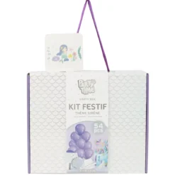 BOITE ANNIVERSAIRE SIRENE 53 PIECES