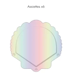 BOITE ANNIVERSAIRE SIRENE 53 PIECES