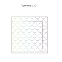 BOITE ANNIVERSAIRE SIRENE 53 PIECES