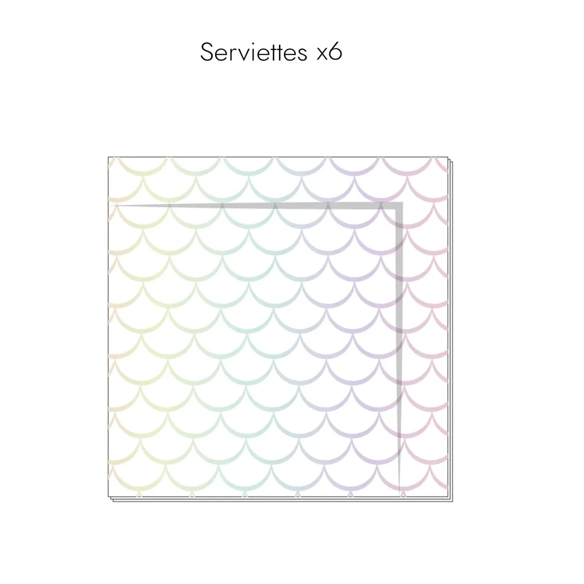 BOITE ANNIVERSAIRE SIRENE 53 PIECES