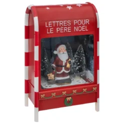 BOITE AUX LETTRES INTERIEUR 4LEDS BLANC FROID H.40CM