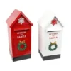 BOITE AUX LETTRES METAL NOEL MAISON H.39.5CM