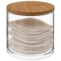 BOITE BAMBOU 14 DISQUES COTON LAVABLES SELENA