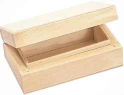BOITE BOIS CARREE 10 X 6 X 3.7 CM