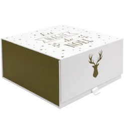 BOITE CADEAU NOEL 25X25X12CM