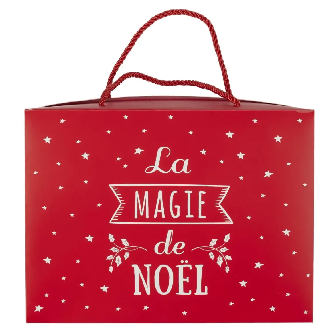 BOITE CADEAU PLIABLE NOEL 27X13X20CM