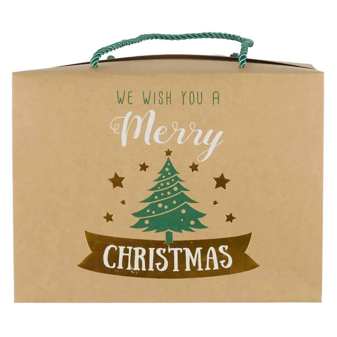 BOITE CADEAU PLIABLE NOEL 27X13X20CM