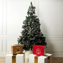 BOITE CADEAU PLIABLE NOEL 27X13X20CM