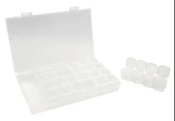 BOITE 28 CASES RANGEMENT DIAMOND PAINTING