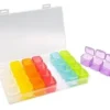 BOITE 28 CASES RANGEMENT DIAMOND PAINTING COULEURS