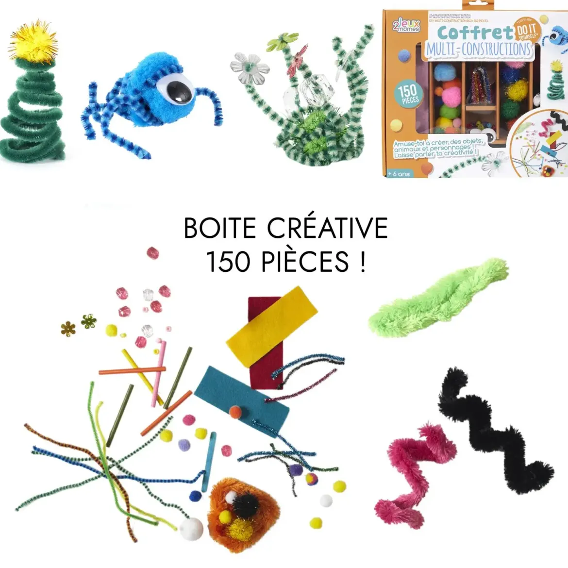 BOITE CREATIVE X150 PIECES