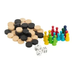 BOITE DE JEUX EN BOIS