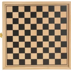 BOITE DE JEUX EN BOIS