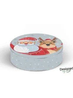 BOITE METAL RONDE 17.5X8CM