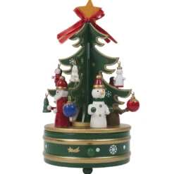 BOITE MUSIQUE SAPIN NOEL H.21CM
