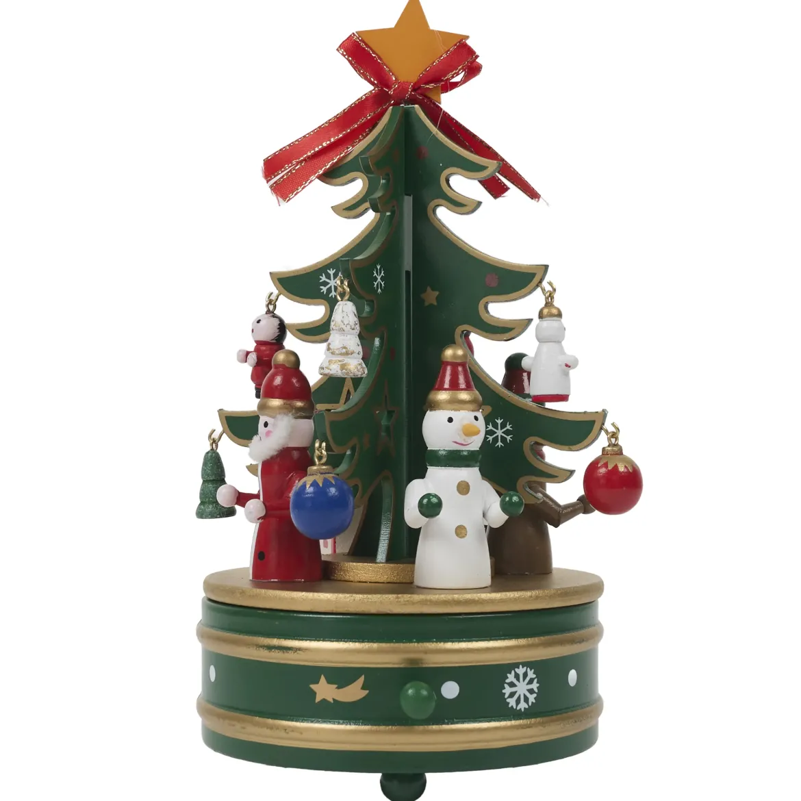 BOITE MUSIQUE SAPIN NOEL H.21CM