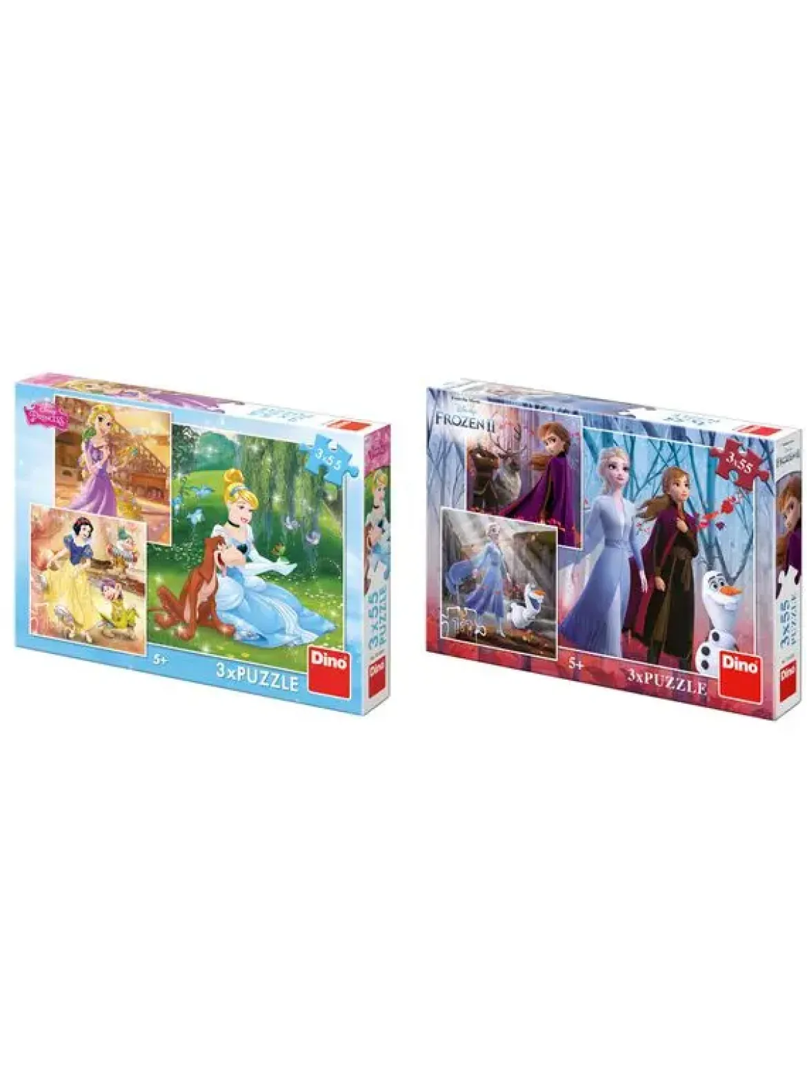 BOITE 3 PUZZLES 55PCS AGE5 ET