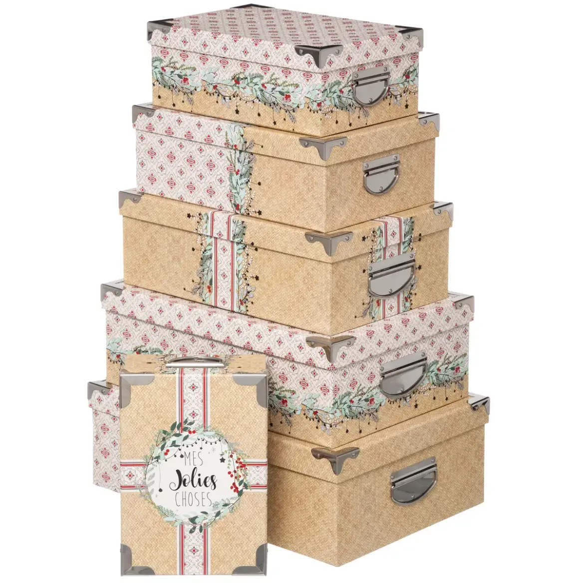 BOITE RECTANGLE CARREAUX CIMENT D.44X31X15CM