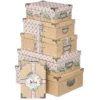 BOITE RECTANGLE CARREAUX CIMENT D.28X19.5X10.8CM