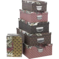BOITE RECTANGLE NEW ORLEANS D.36X24.5X12.5CM