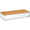 BOITE RECTANGLE SELENA BAMBOU D.25.6X9.6X5.5CM