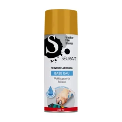 BOMBE DE PEINTURE MULTI SUPPORTS JAUNE BRILLANT 350ML