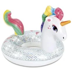 BOUEE RONDE LICORNE A PAILLETTES