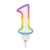 BOUGIE ANNIVERSAIRE CHIFFRE 1