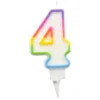BOUGIE ANNIVERSAIRE CHIFFRE 4
