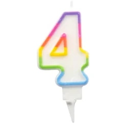 BOUGIE ANNIVERSAIRE CHIFFRE 4