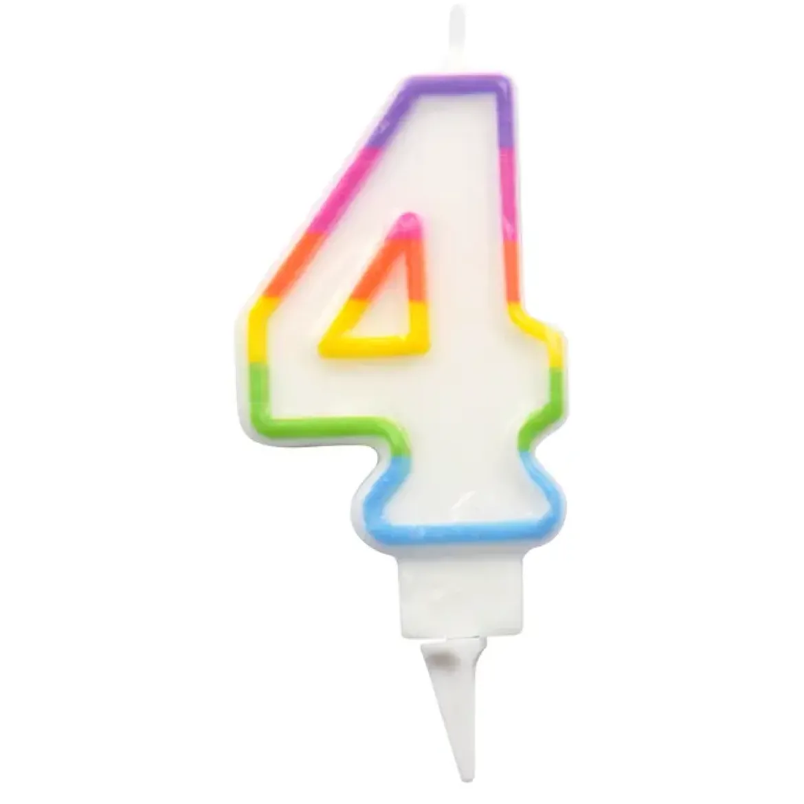 BOUGIE ANNIVERSAIRE CHIFFRE 4